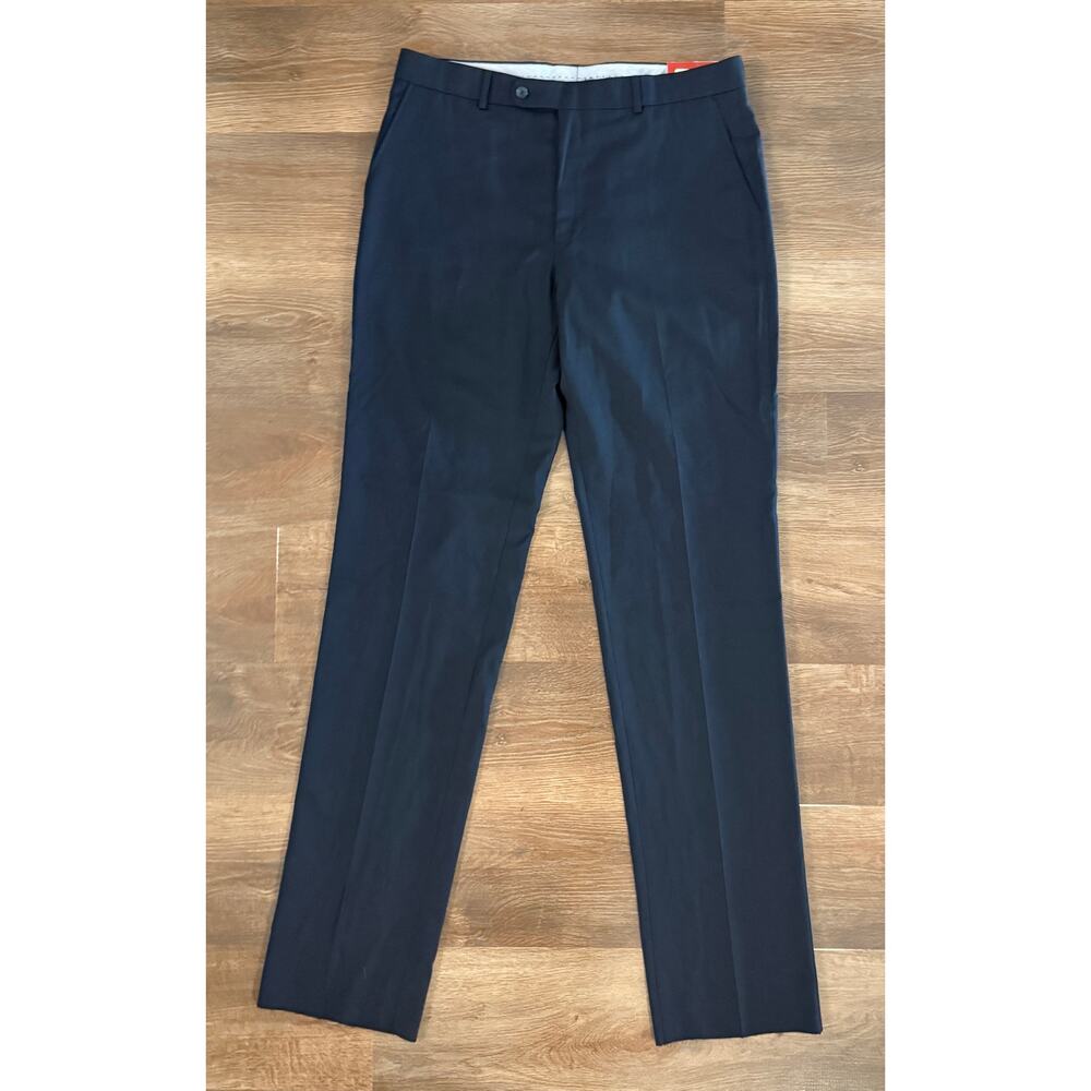 Patrick James West Coast Classic Men’s Wool Dress Pants 36x38 Gray Comfort-EZE